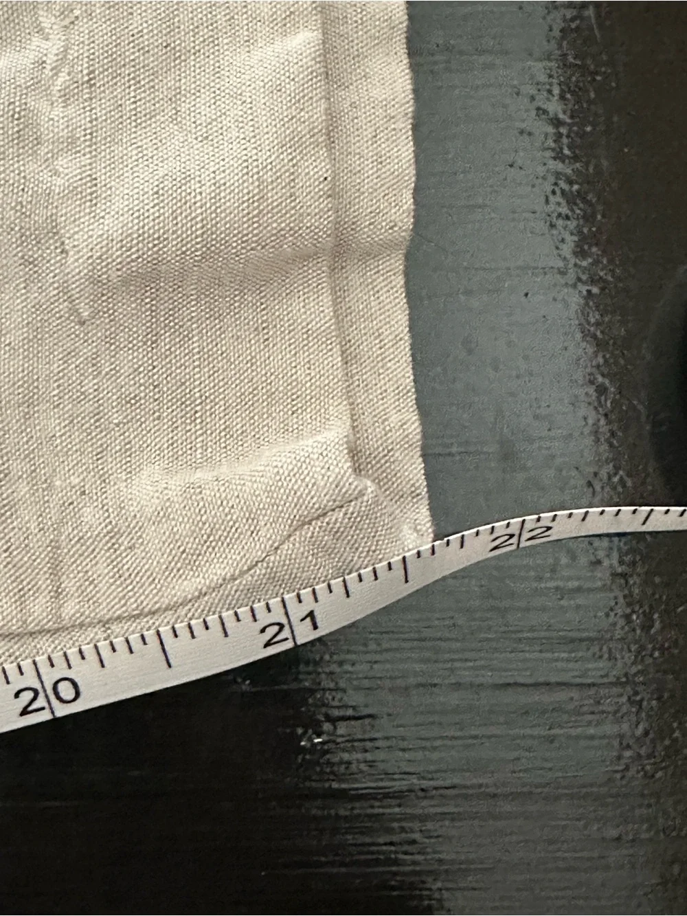 H&M Women’s Linen-Blend Beige / Off-White Drawstring Pants
